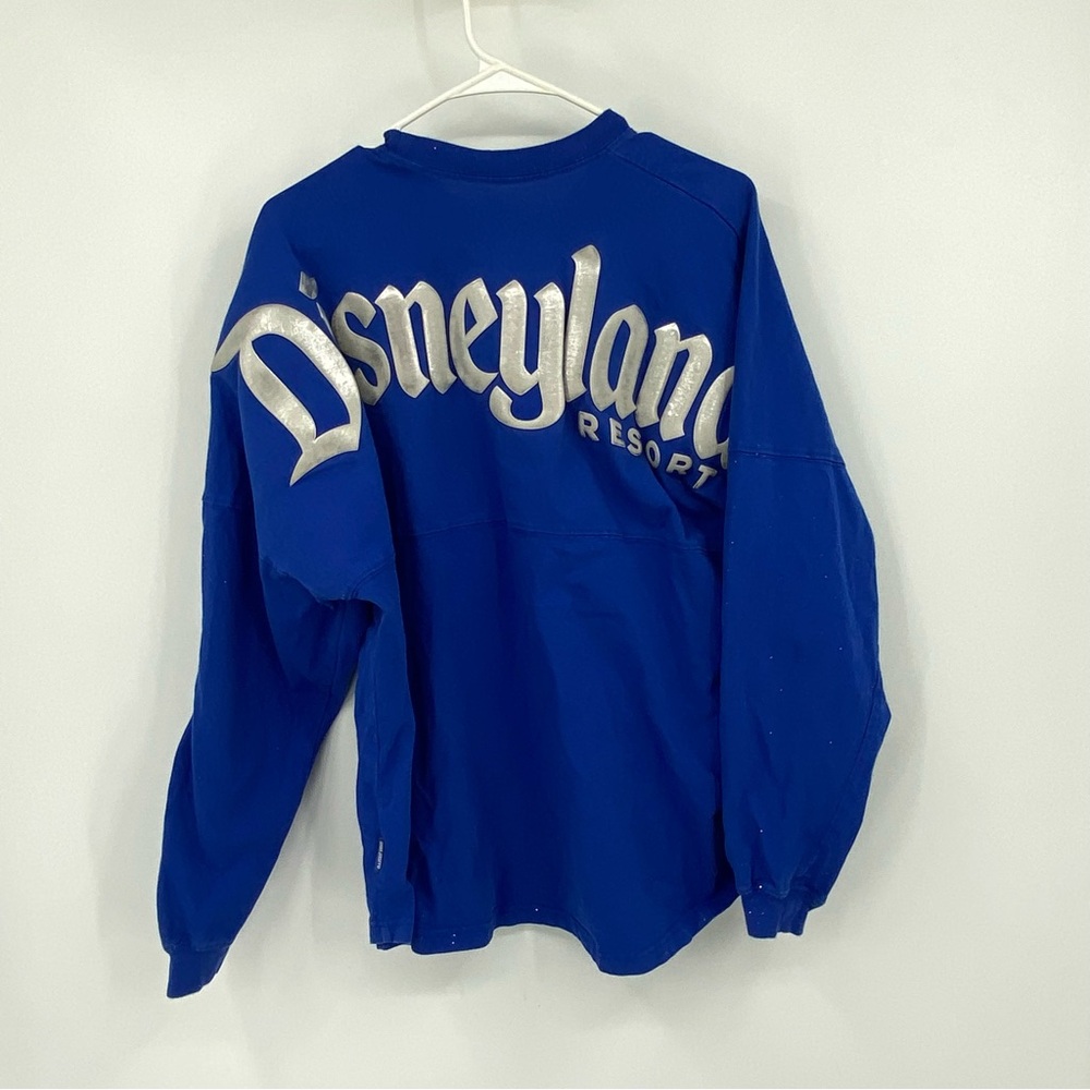 Disney Disneyland Blue Sparkle Spirit Jersey Medium